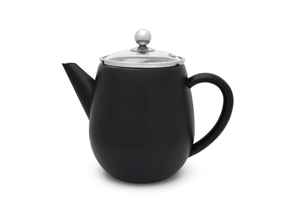 Bredemeijer Teekanne Duet Eva 1,1 Liter in Farbe schwarz