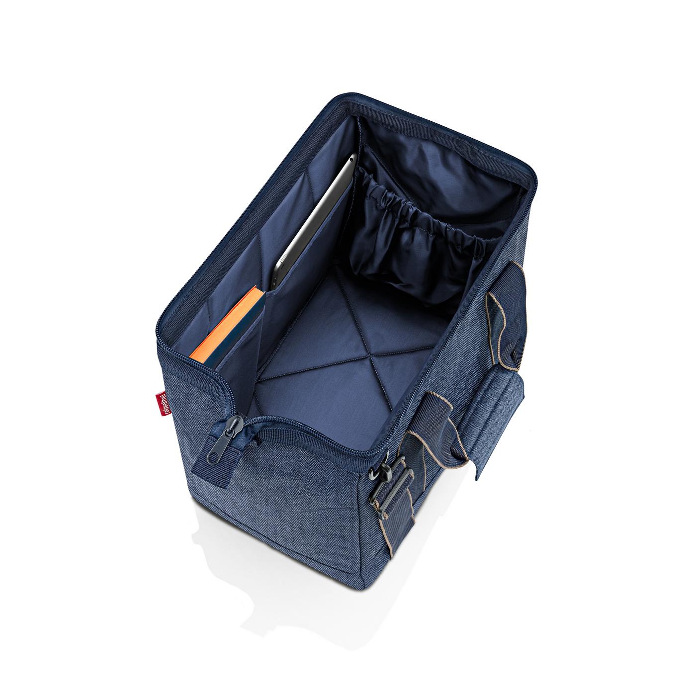 Reisenthel ALLROUNDER M in Farbe herringbone dark blue, Zubehor, Tasche, Handtasche