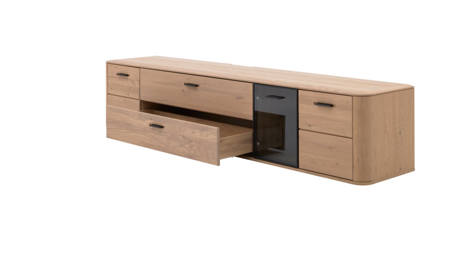 Interliving Wohnkombination IL2029 ca. B295 H205 T45 cm in Wildeiche massiv