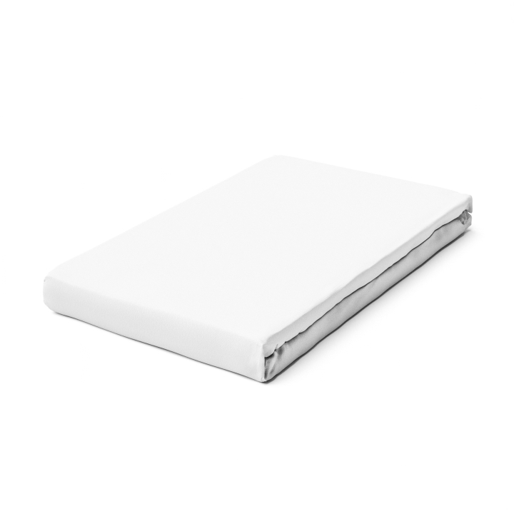Schlafgut Pure Boxspring Spannbettlaken ca. 120x200-130x220cm in Farbe Full-White