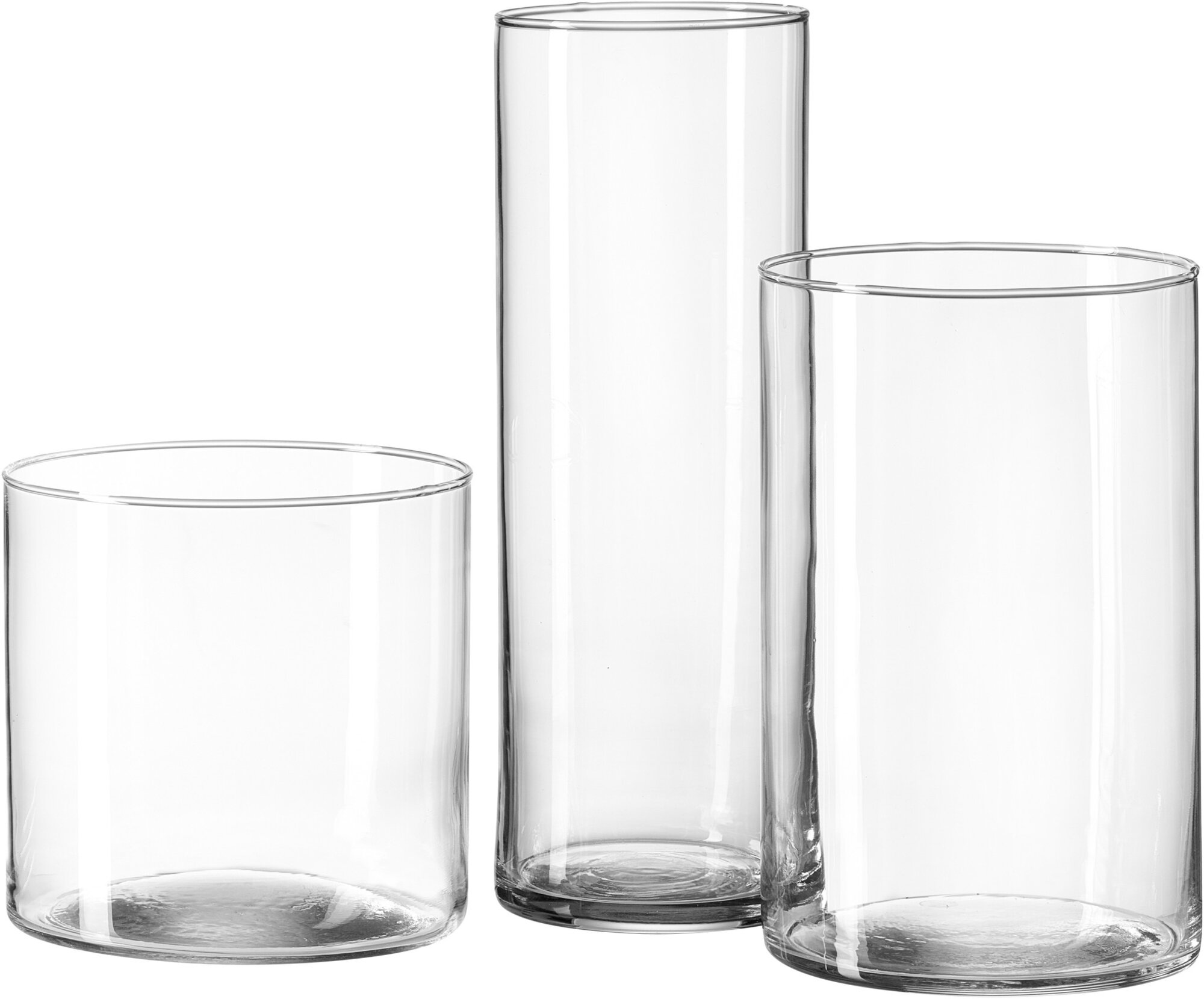 Ritzenhoff & Breker Vasen-Set LEONIE 3tlg. aus Glas klar