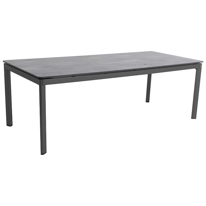 MWH Tisch ALUTAPO ca. 220x95cm in Farbe Betonlook/eisengrau, Kaffeetisch, Mobiliar, Tabelle, Esstisch