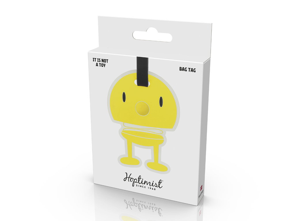 F&H Hoptimist BAG TAG in Farbe Gelb