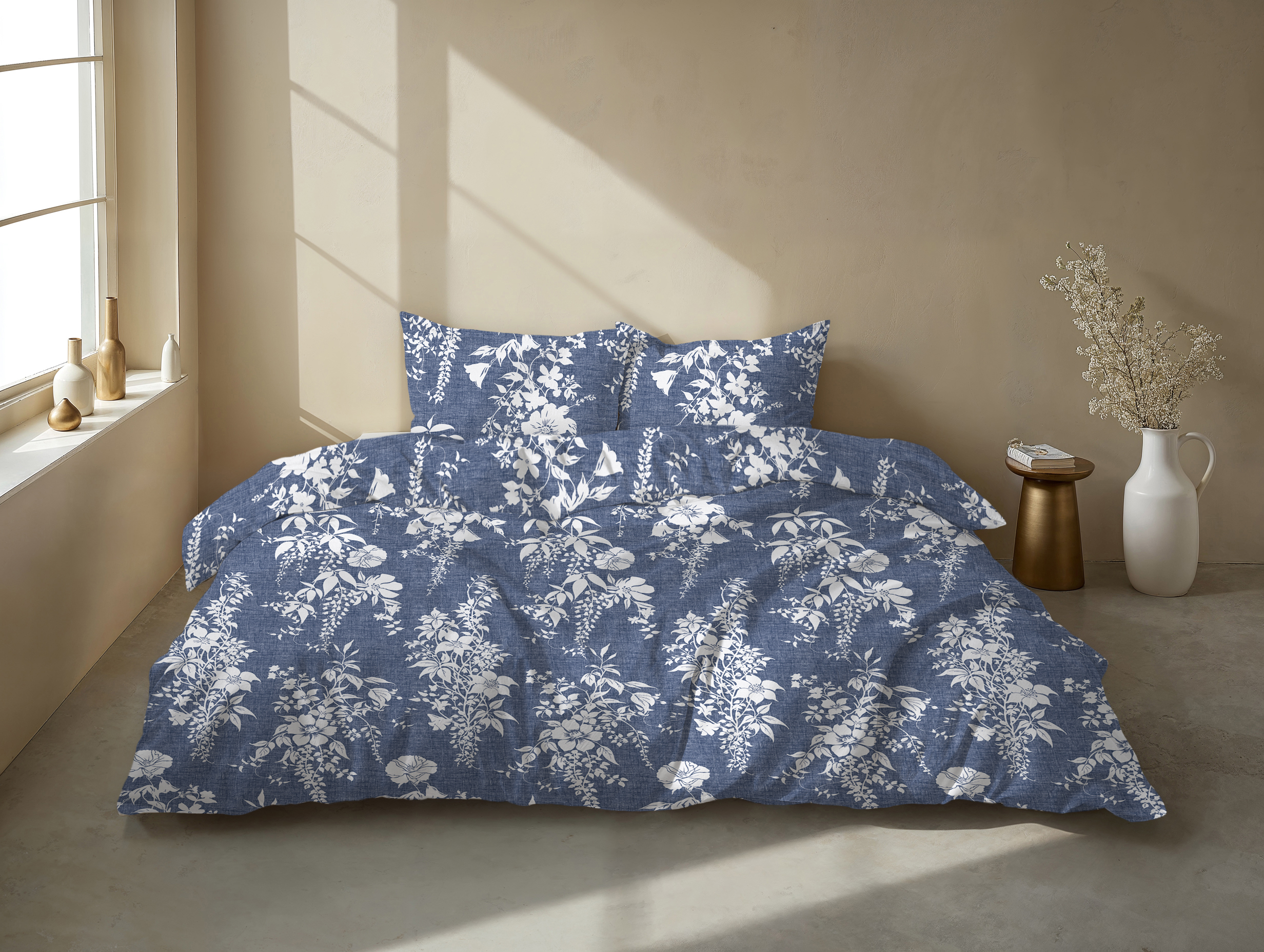 Heckettlane Bettwäsche ca. 135x200cm in Farbe Denim, Moebel, Bett, Bettlaken