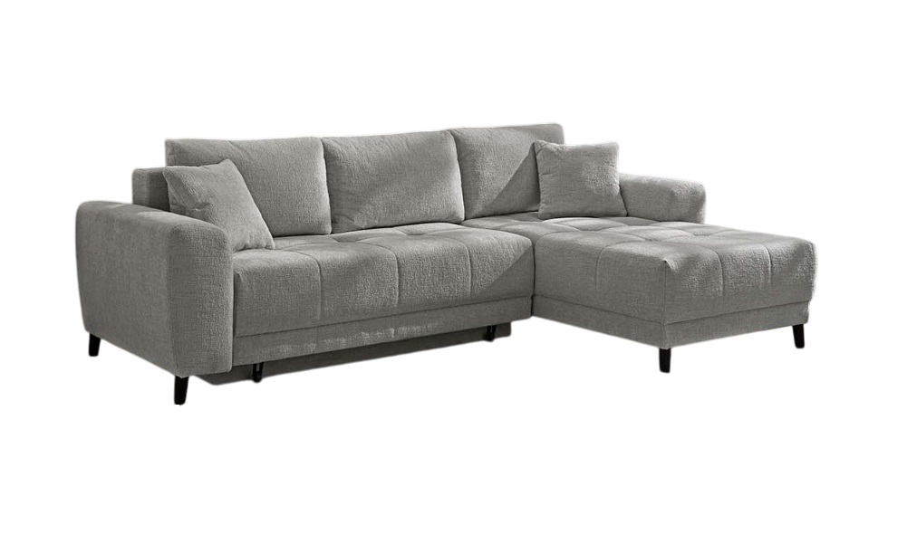 JOB Wohnlandschaft BEVERLY ca. 251x172cm in Chenille grau
