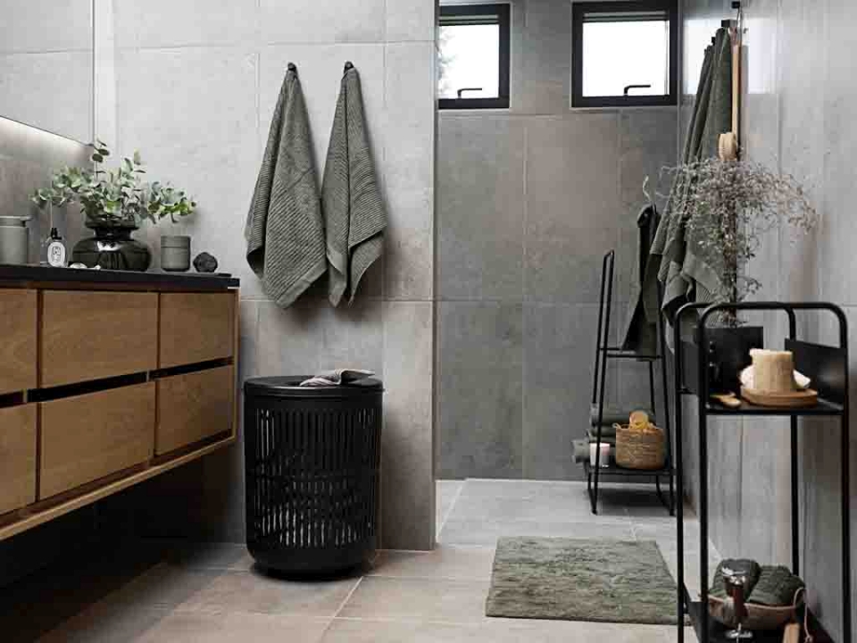 Zone Denmark Handtuch in Farbe olive green