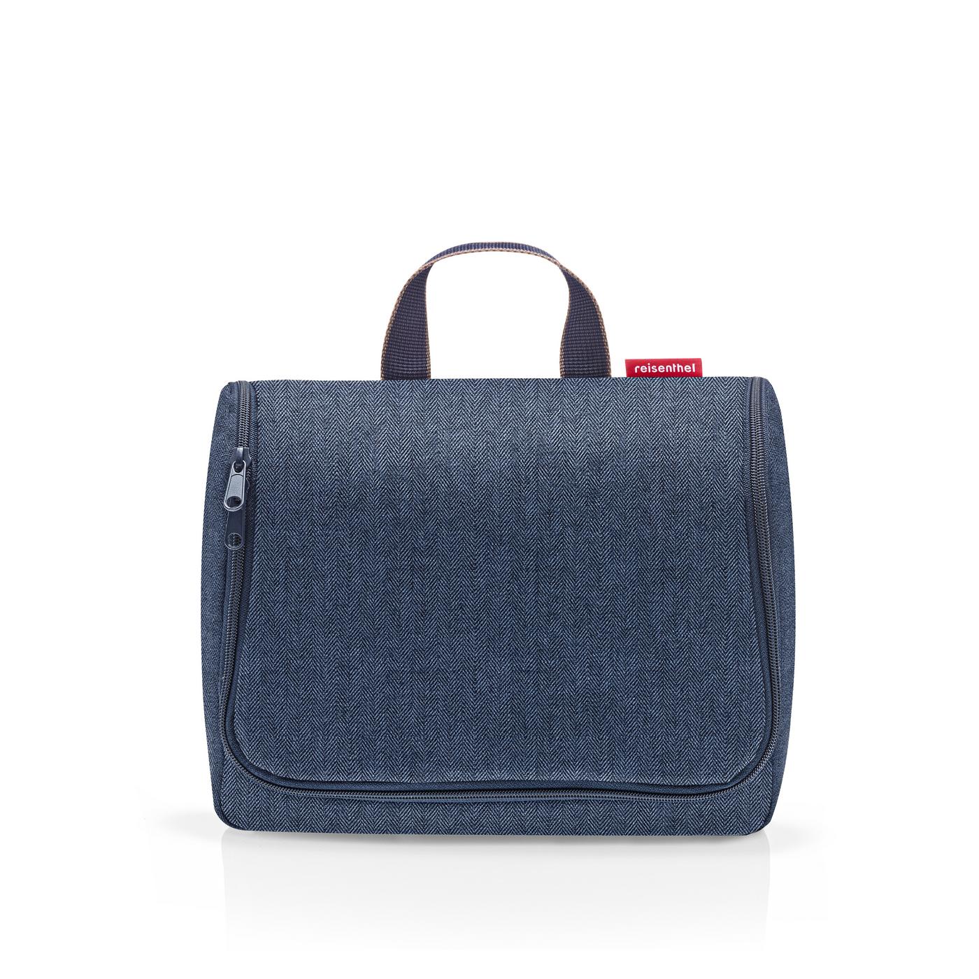 Reisenthel TOILETBAG XL in Farbe herringbone dark blue, Tasche, Zubehör, Handtasche, Aktentasche