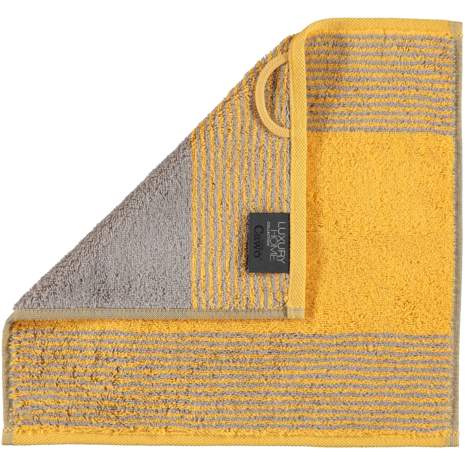Cawö Seiftuch TWO-TONE 30x30cm in Farbe curry
