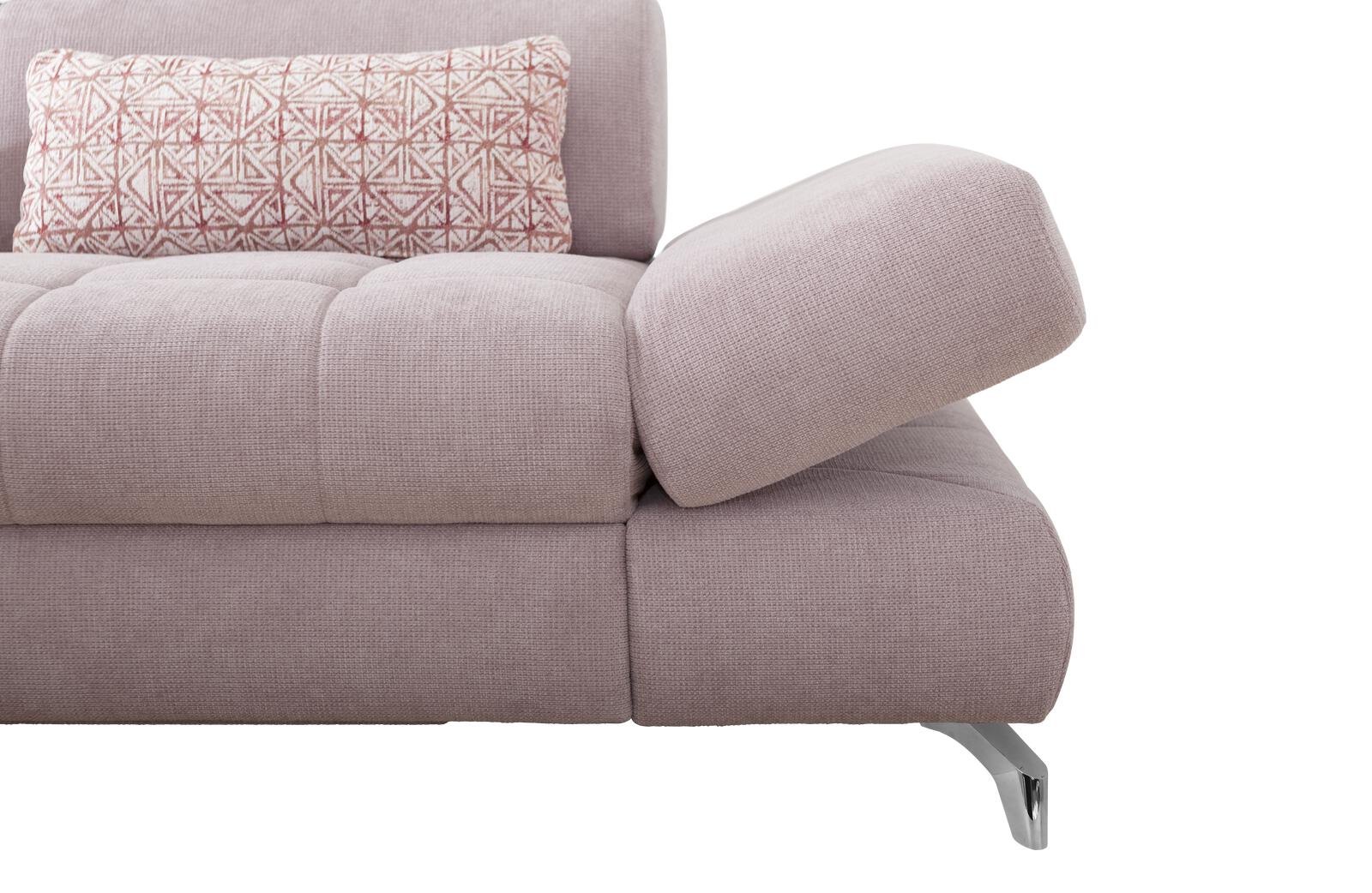 Poco Eckkombination Torino ca. 186 x 282 cm in Stoff Paris flieder, Kissen, Dekoration für Zuhause, Mobiliar, Couch, Stuhl