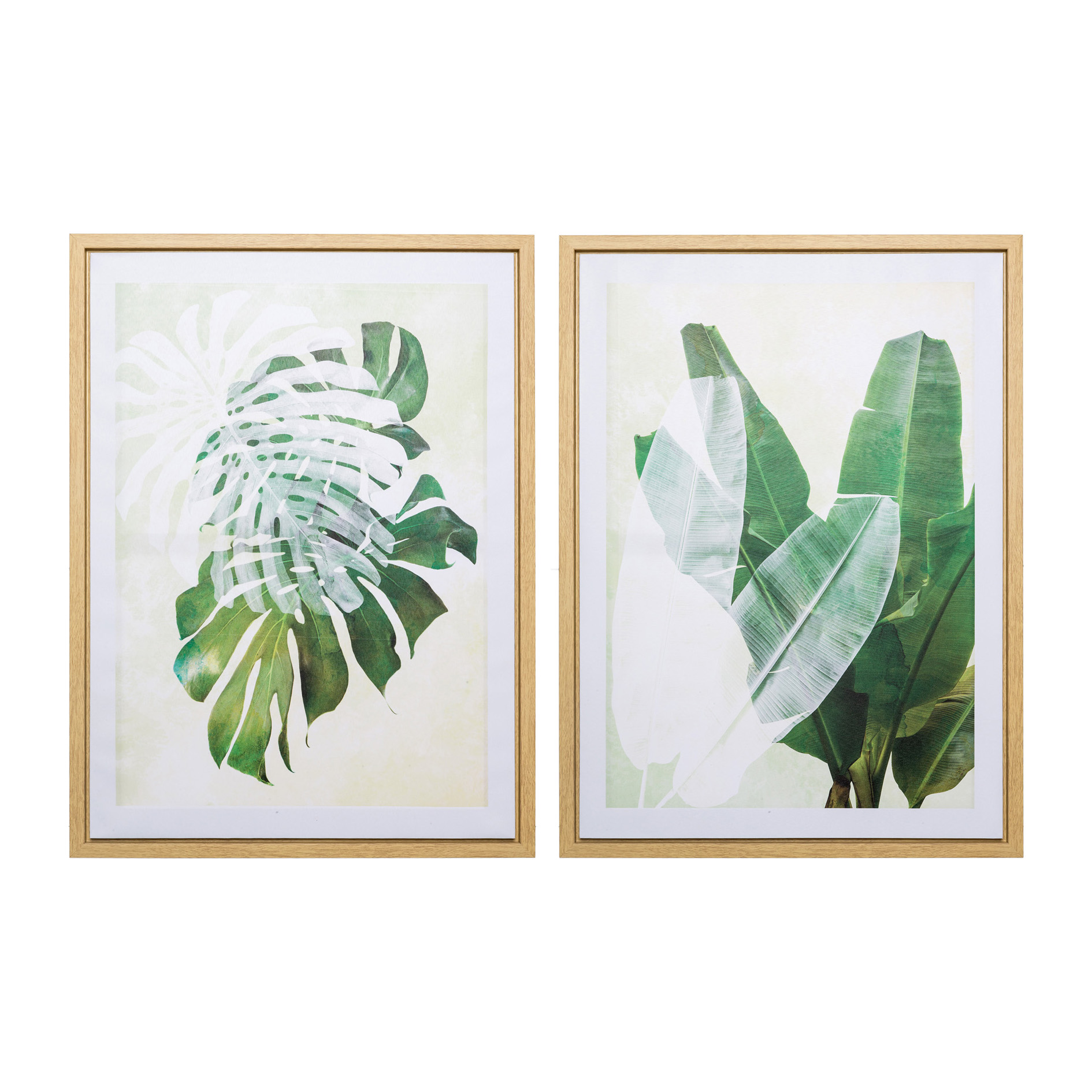Gasper Canvas Dekobild im Rahmen Jungle ca. 50 x 70 cm in natur