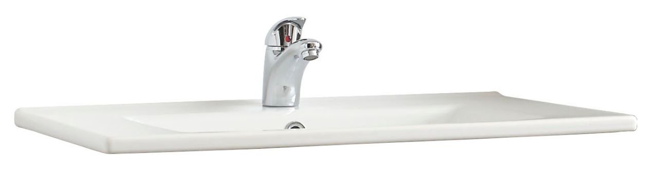 Pelipal Keramikwaschtisch Capri in weiß ca. 75 x 45 cm