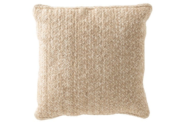 Kissen in Naturell, Polyester, Kissen, Dekoration für Zuhause