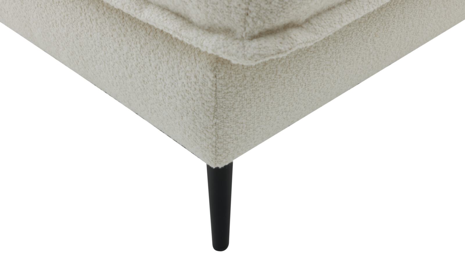 Roomio Eckkombination NO. 4102 ca. 190x272cm in Stoff Loop white
