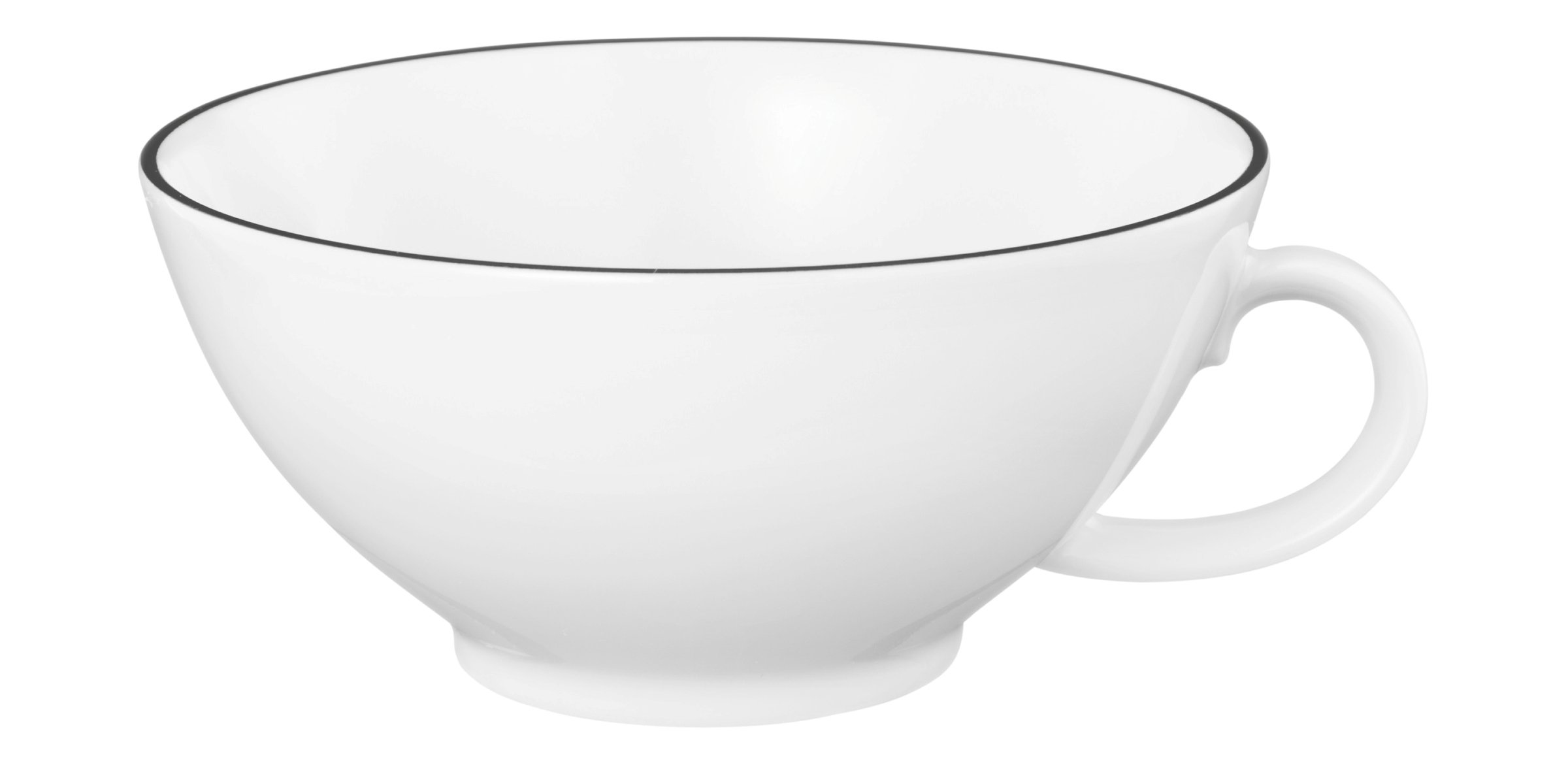 Seltmann Weiden Teeobertasse 0,14 l Lido 10826 Black Line