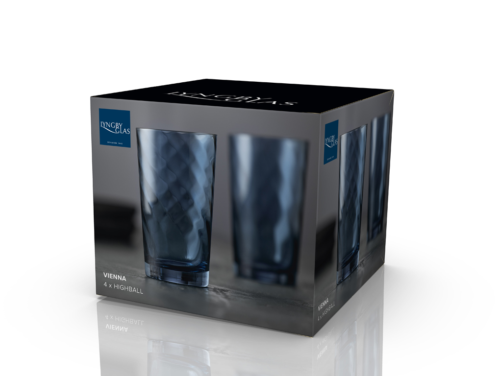 F&H Highball  VIENNA 0,045 Liter in Farbe Blau