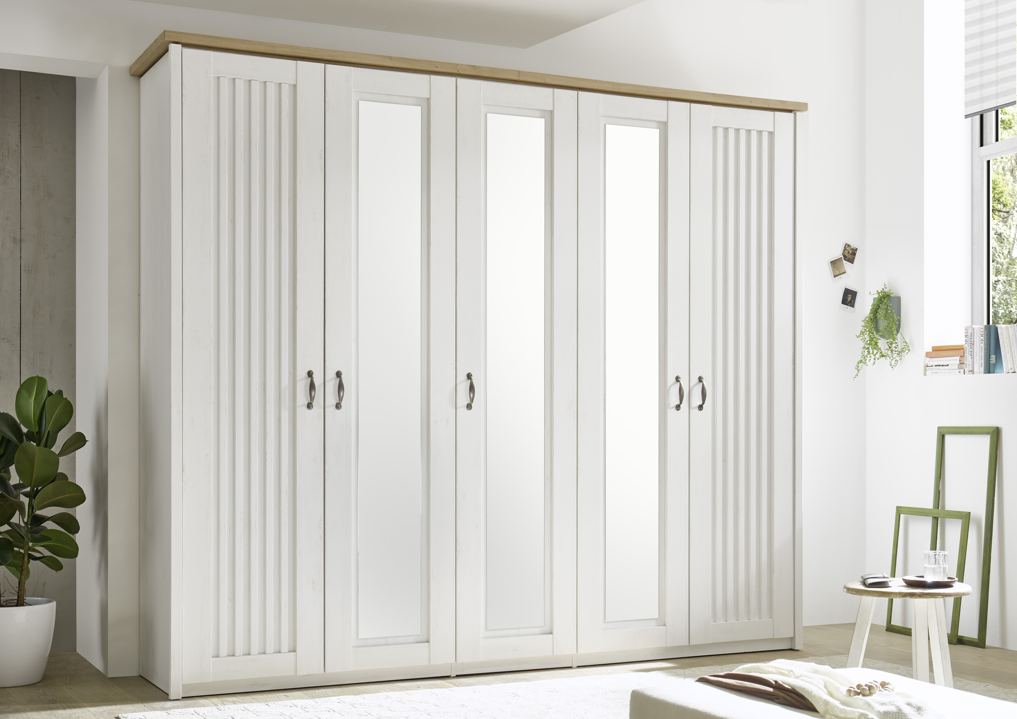 Schlafzimmer TRIENT ca. 180x200cm in Andersen Pine Dekorfolie/Absetzung Artisan Eiche