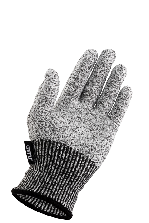 GEFU Schnittschutzhandschuh SECURO in Farbe schwarz/grau