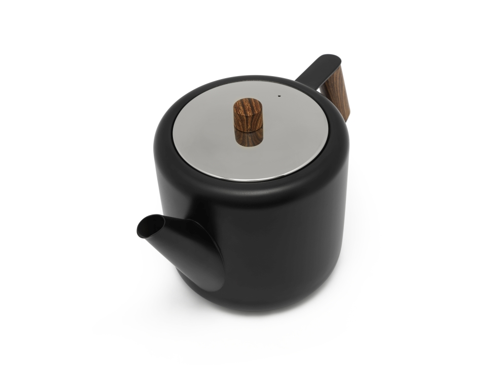 Bredemeijer Teekanne Duet® Design Boston 1,1 Liter in Farbe schwarz , Töpferei, Kochgeschirr, Topf, Teekanne