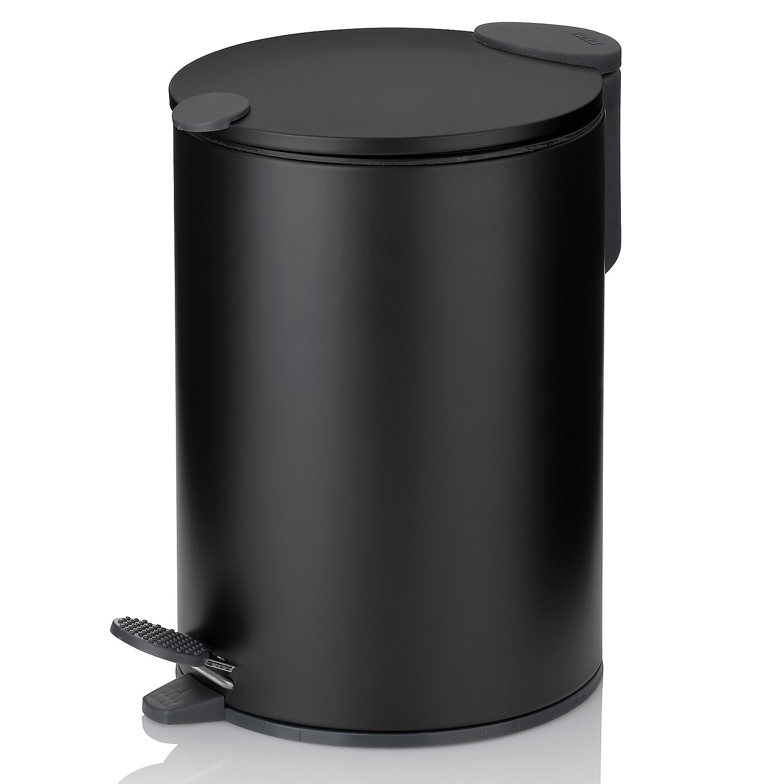 Kela Kosmetikeimer MATS in schwarz, Zinn, Kann, Mülleimer, Flasche, Shaker