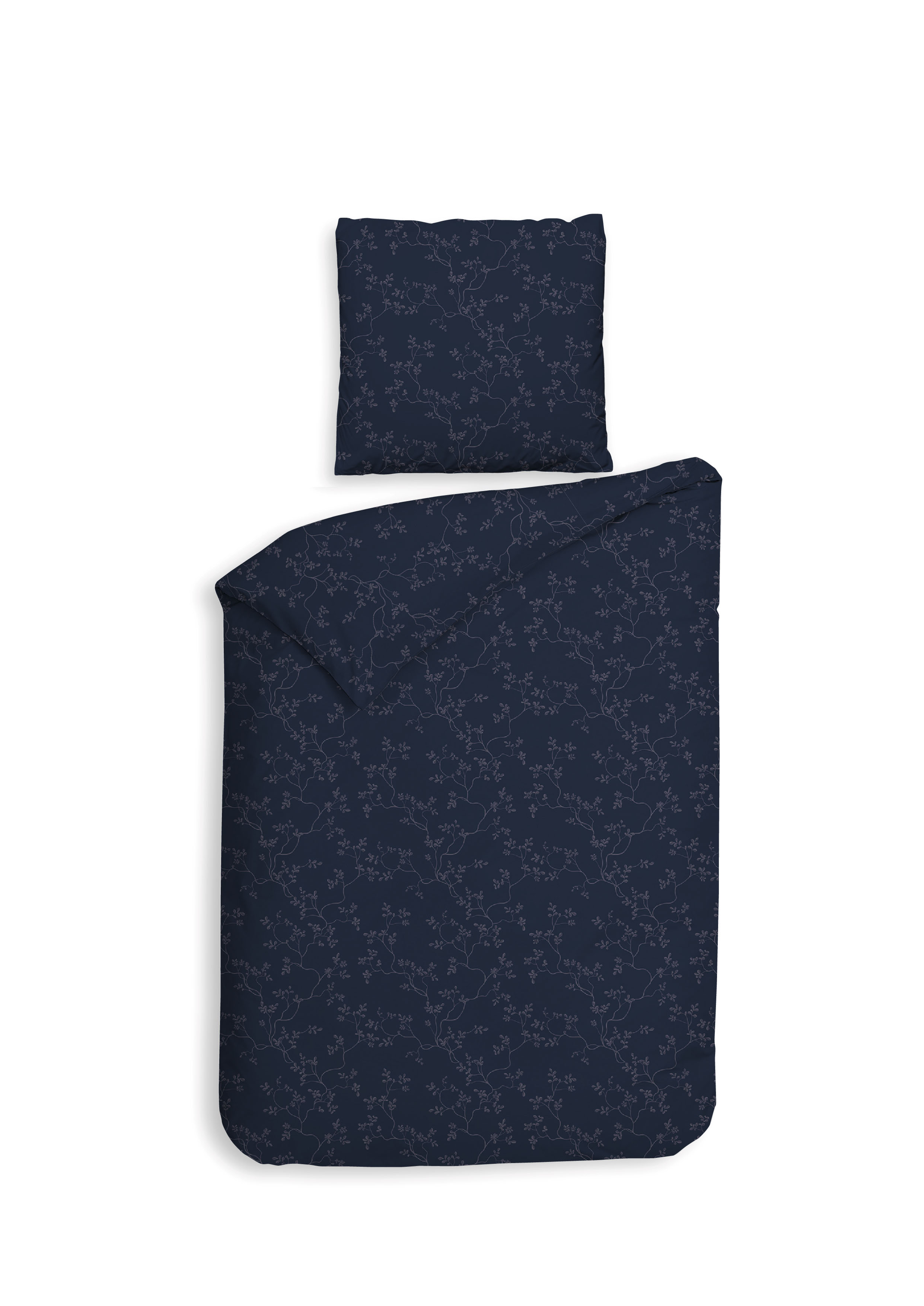 Heckettlane Bettwäsche ca. 155x220cm in Farbe Dark-Blue