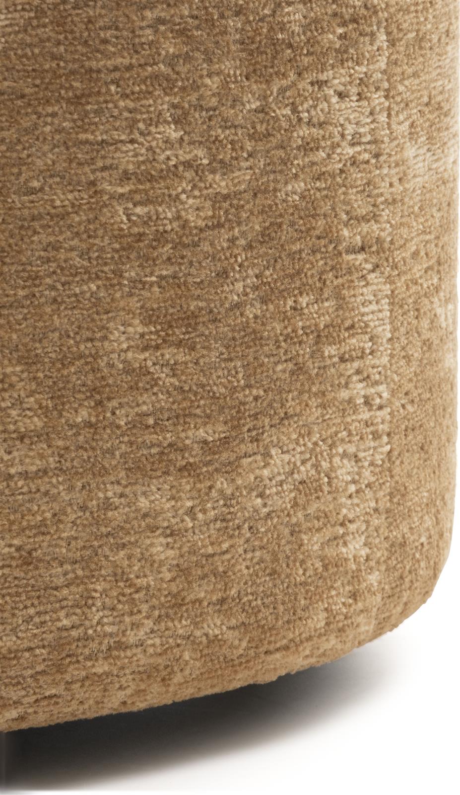 Coco Maison Hocker COCO MAISON ca. B74 H44 T74 cm in Stoff Lecce oker