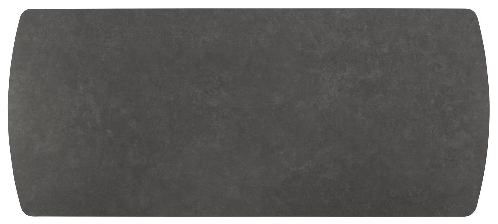 Henders & Hazel Ausziehtisch VEGAS ca. B100 H77 T170 cm in Platte Keramik Glas anthrazit