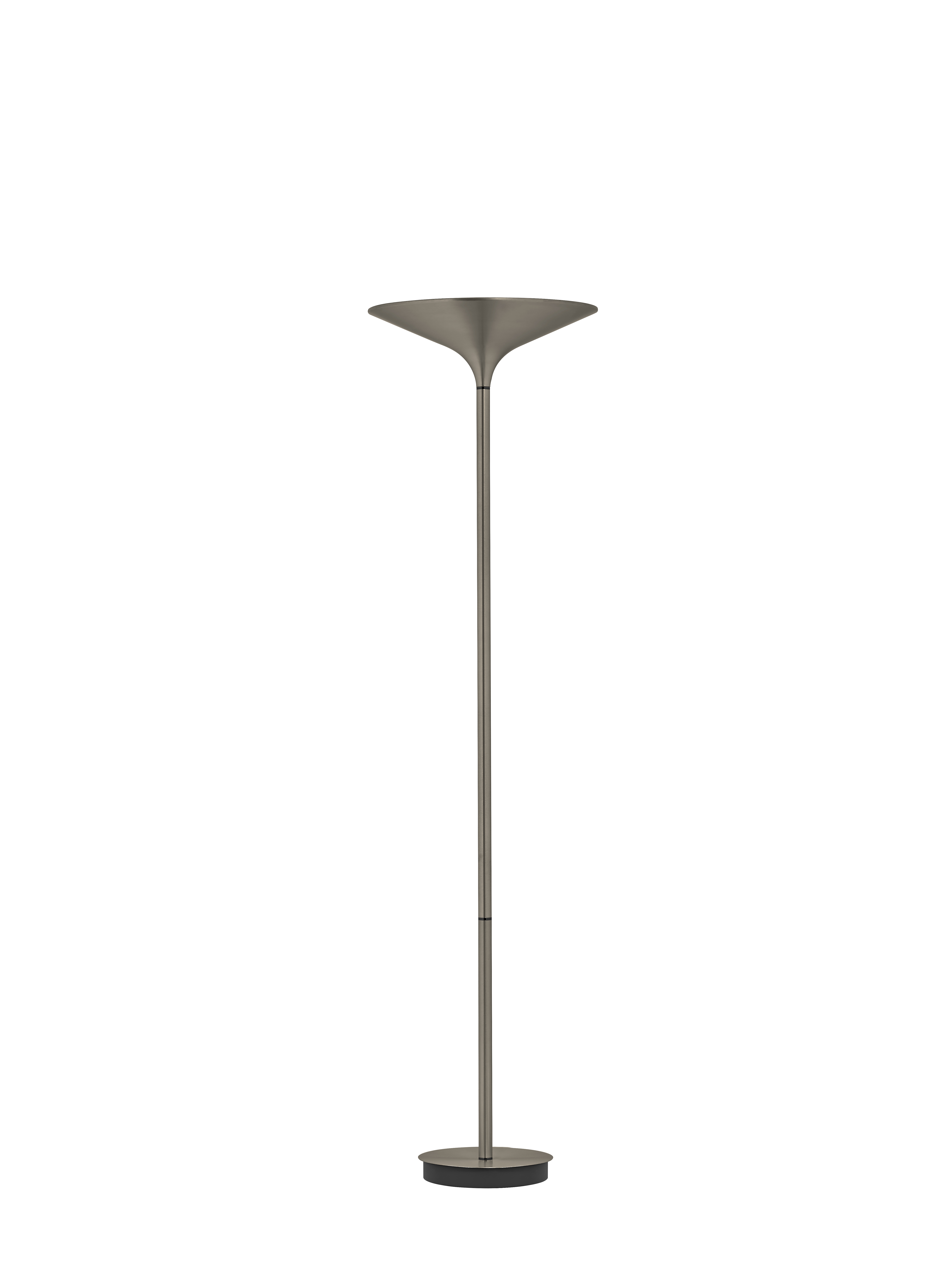 B-Leuchten LED-Stehleuchte  Durchmesser ca. 48cm, Höhe ca. 180cm in Bronze eloxiert, Lampe