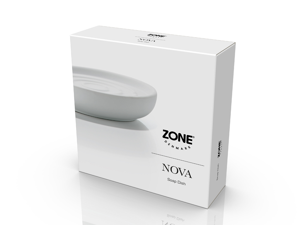 Zone Denmark Seifenschale 11 cm in Farbe white