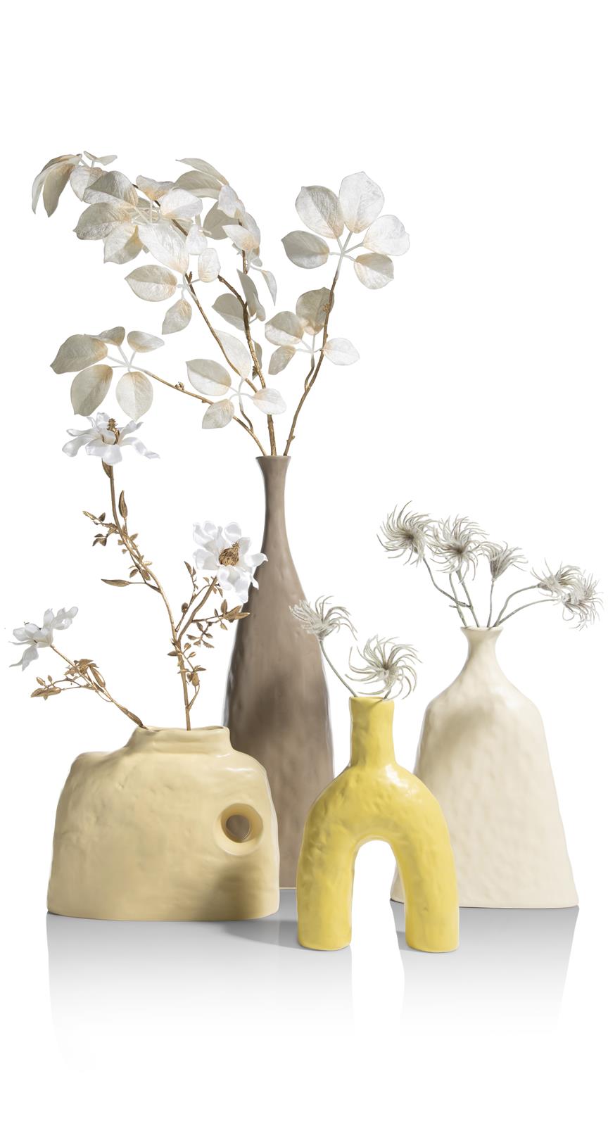 Coco Maison Vase Lech  H50,5cm 48218-BEI