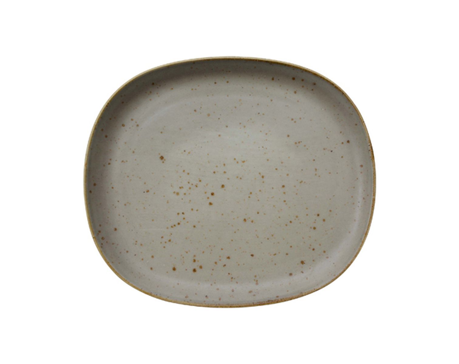 CreaTable Gourmetteller ORA in Farbe Stein matt