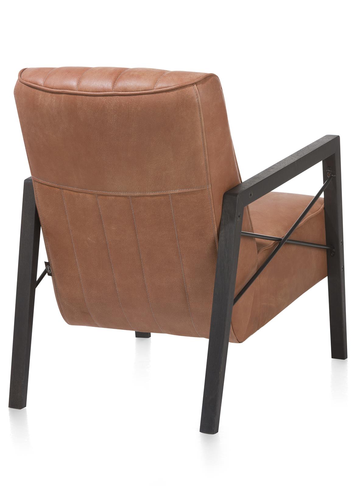Henders & Hazel Sessel NORTHON in Leder Catania brique