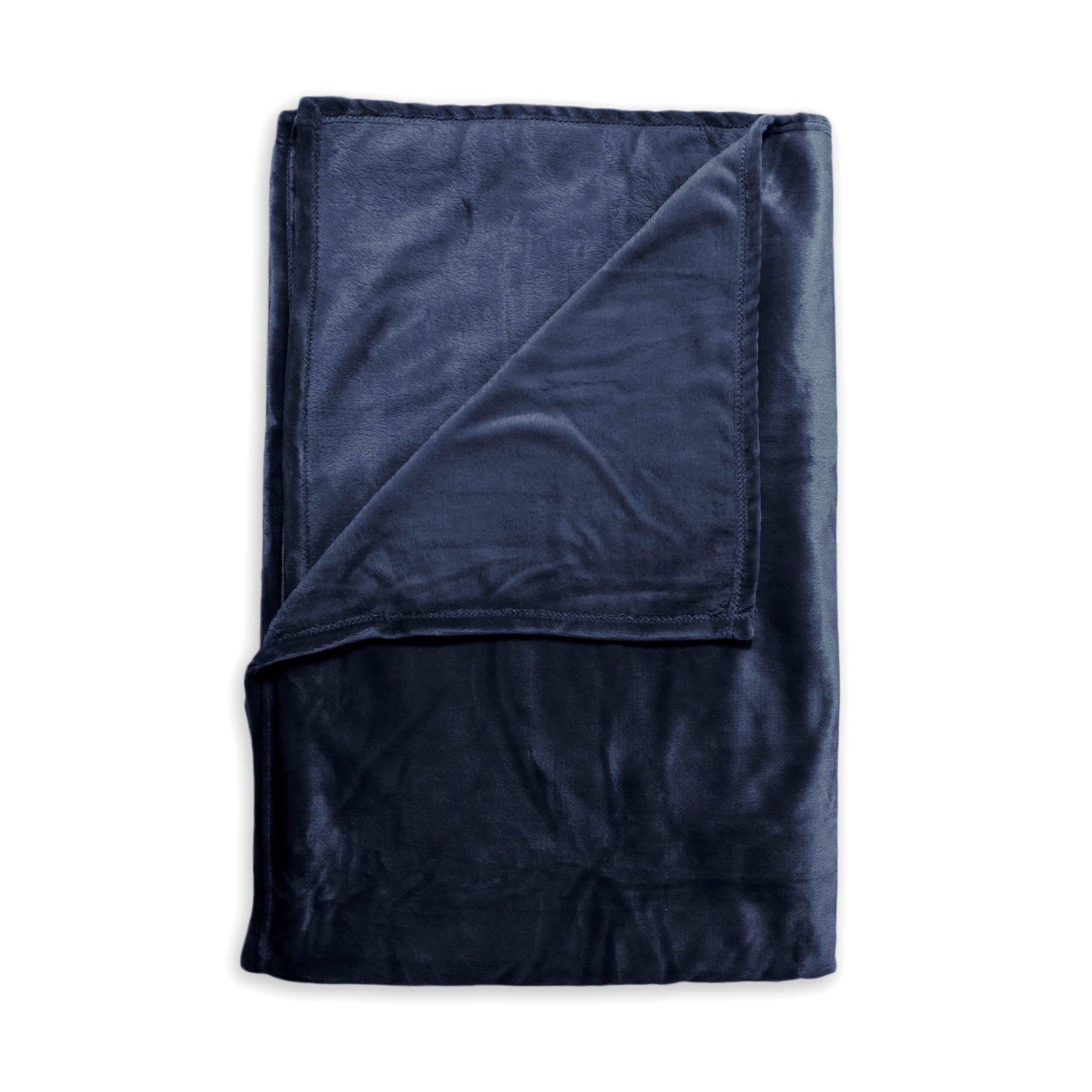 Heckettlane Plaid ca. 140x200cm in Farbe Navy-Blue