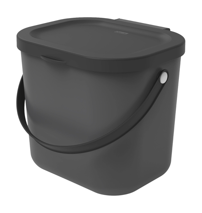 Rotho Recycling Müllsystem ALBULA in Farbe Anthrazit