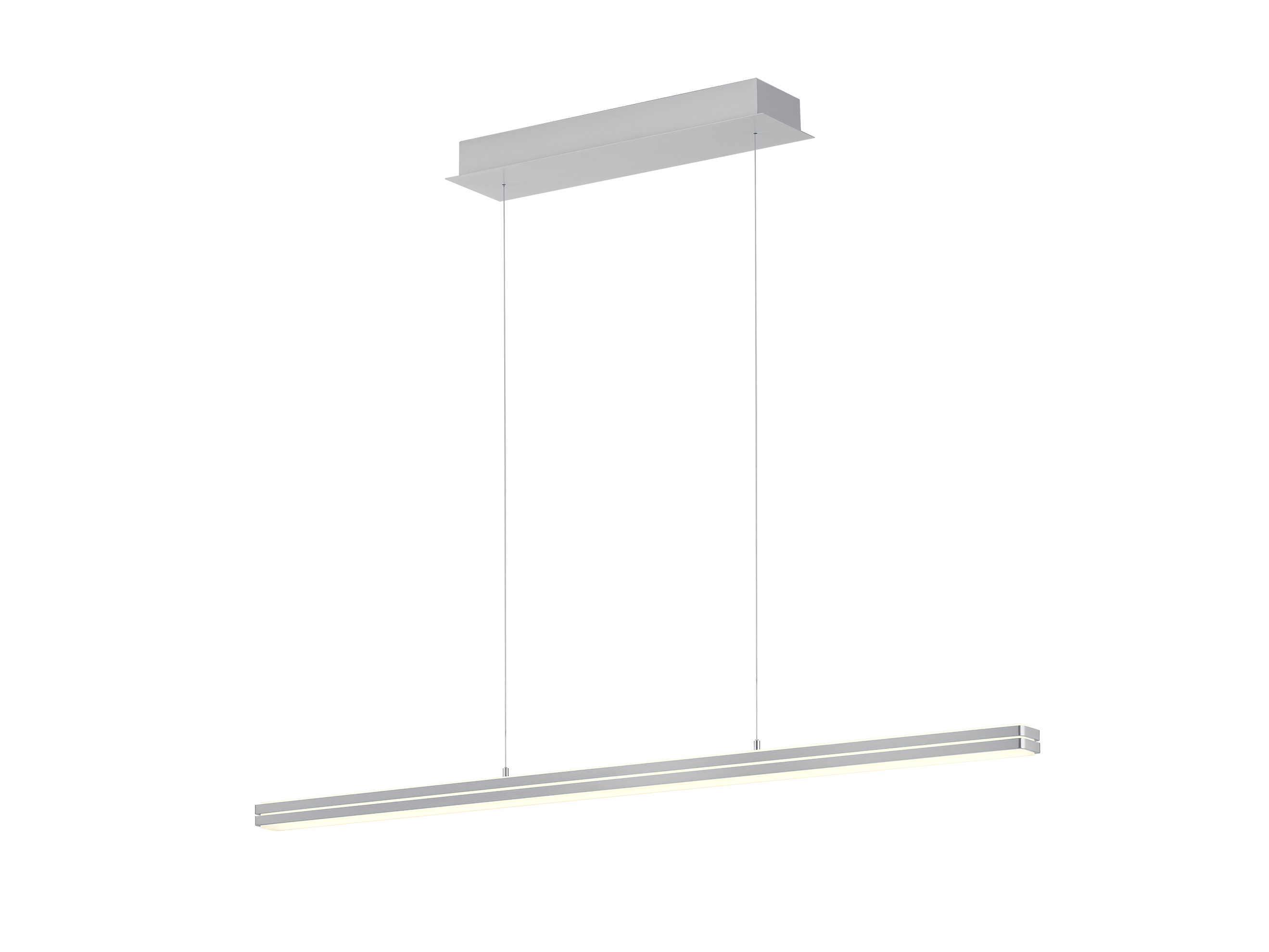 B-Leuchten LED-Pendelleuchte ELEMENTS ERIK in Aluminium nickelfarbig