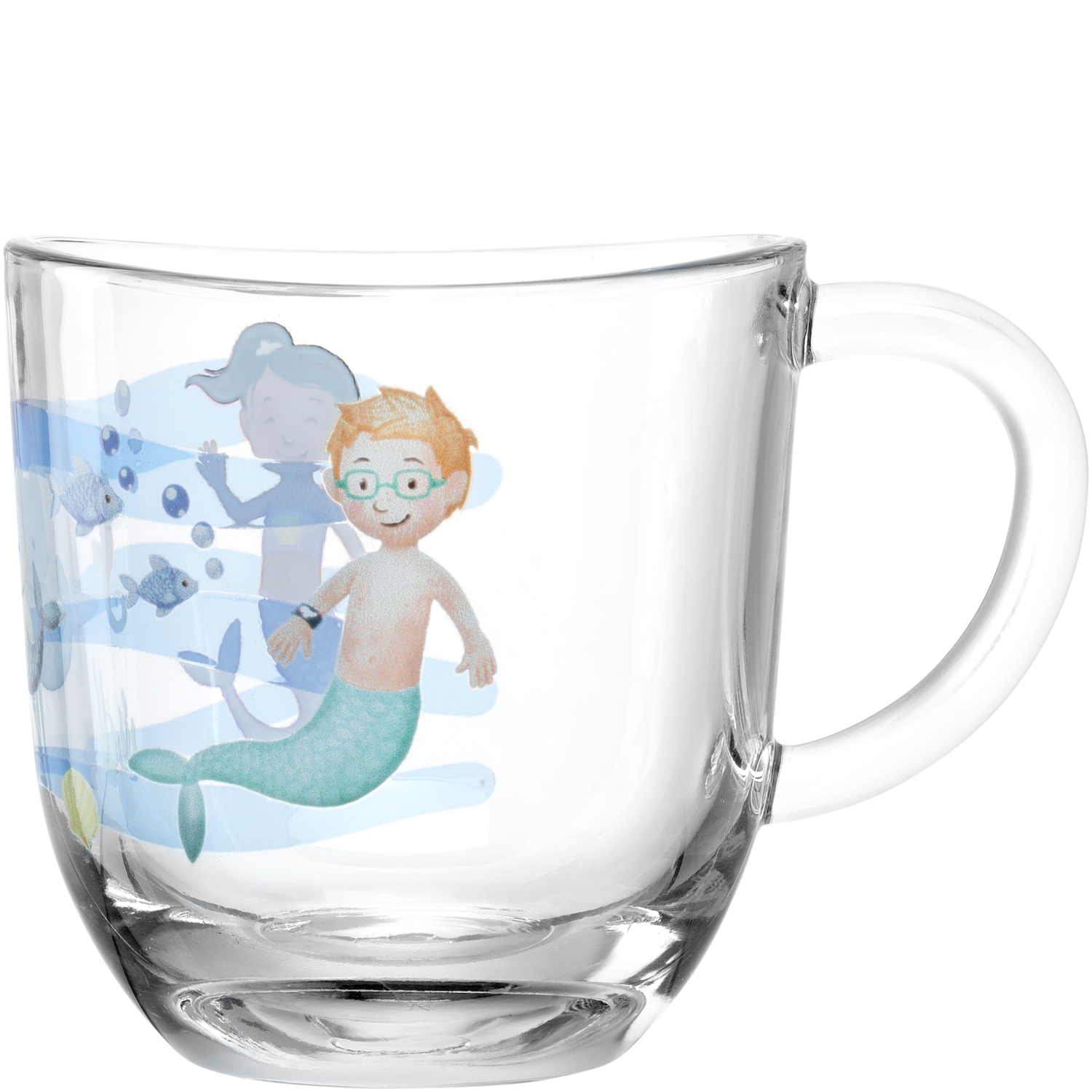 LEONARDO Tasse Bambini Avventura 280ml in Farbe mehrfarbig, Glas, Tasse, Baby, Person, Gesicht