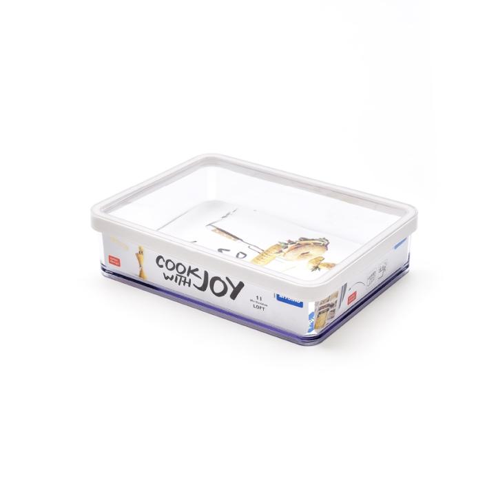 Rotho Premium Dose LOFT in Farbe Transparent