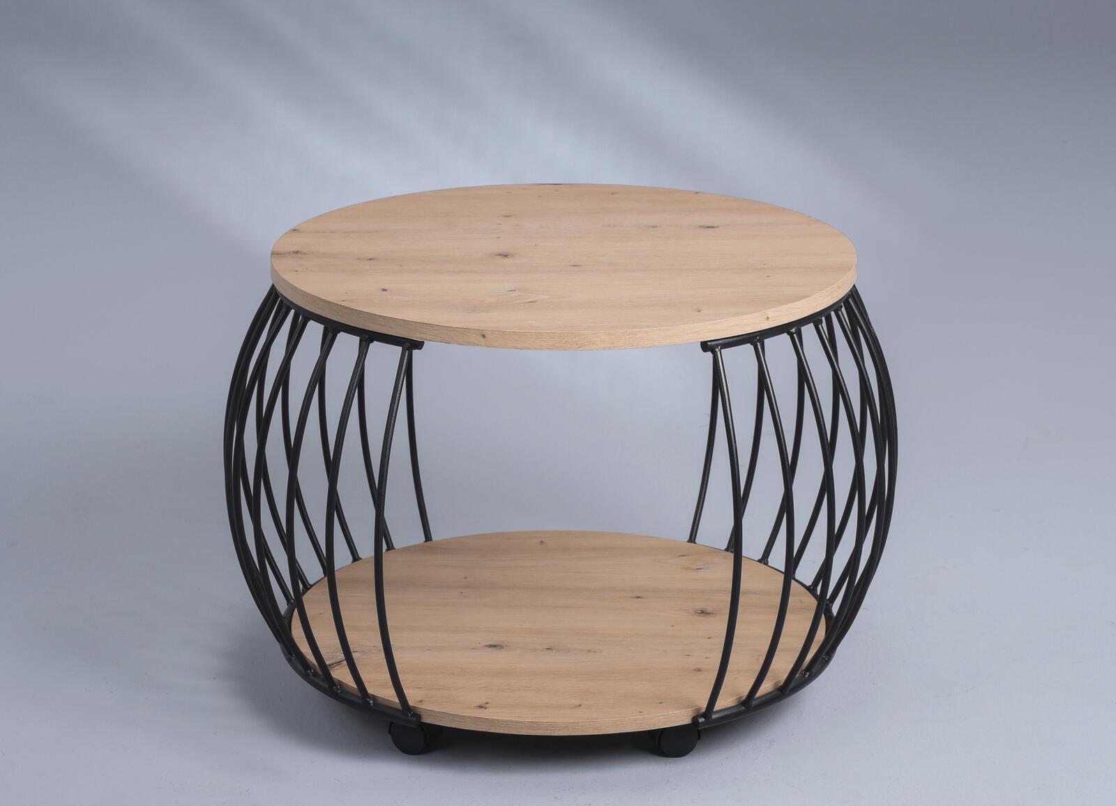 M2 Kollektion Couchtisch Peking in Artisaneiche Nachbildung/Metall