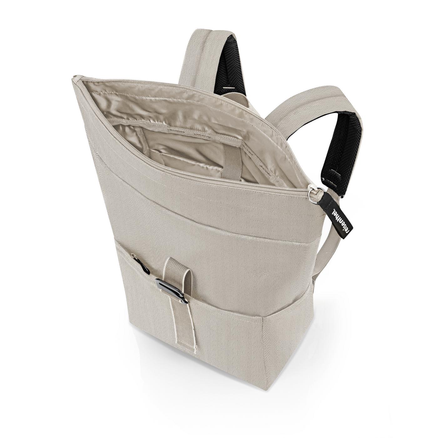 Reisenthel ROLLTOP BACKPACK in Farbe herringbone sand, Tasche, Zubehör, Handtasche