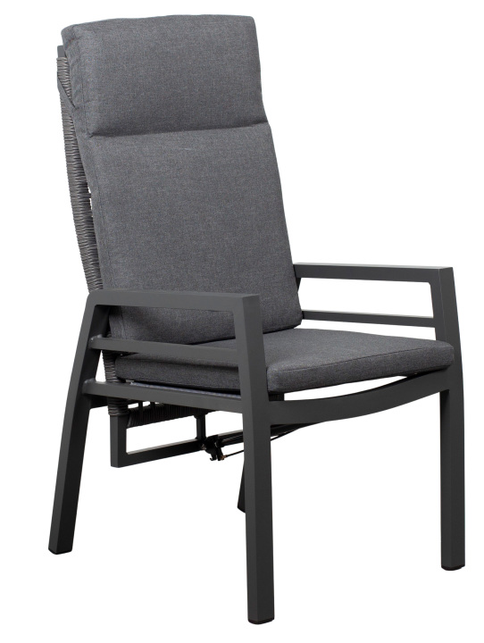 deVries Dining-Relaxsessel MONTANA in Rope mit Textilarmlehne
