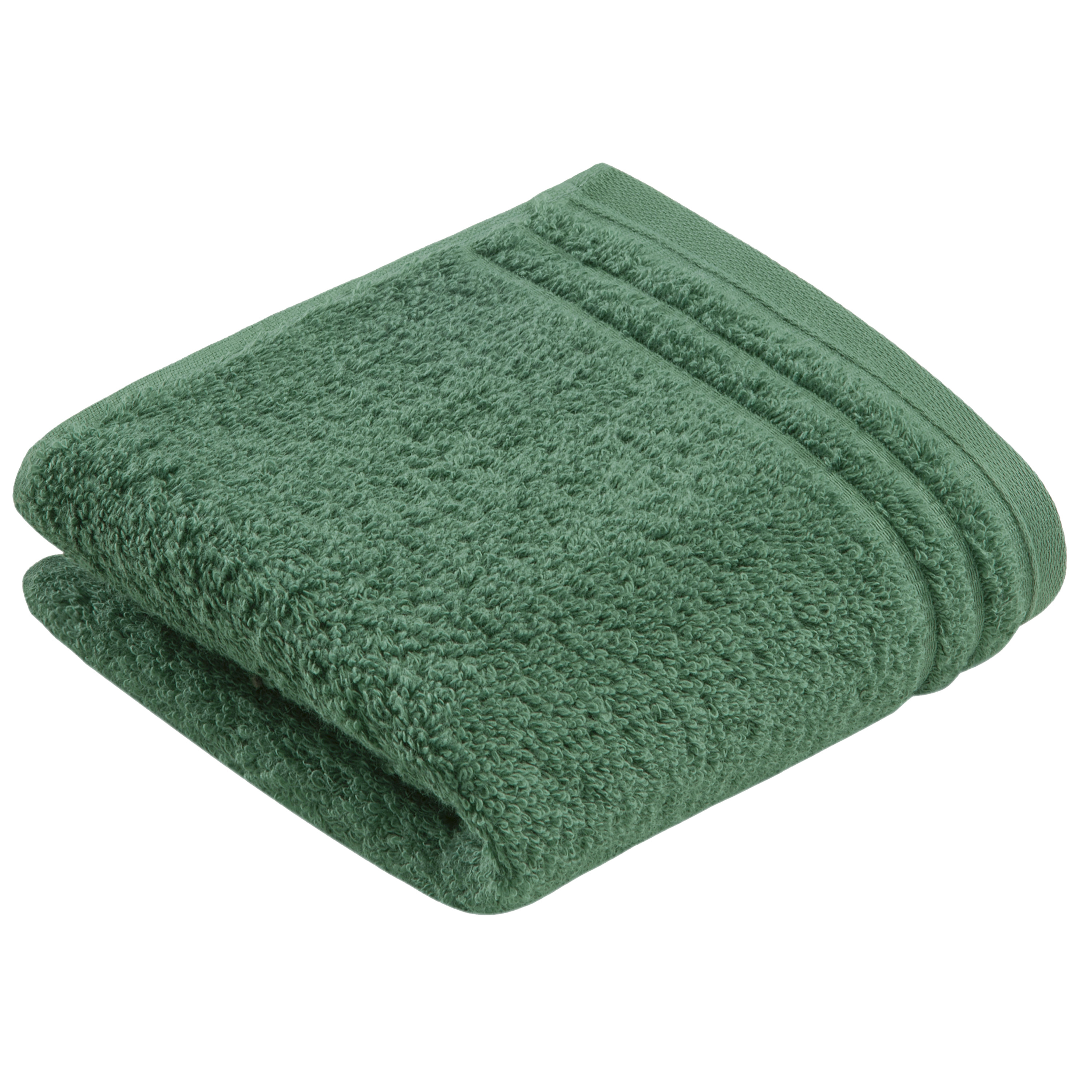 Vossen Gästetuch Vienna Style Supersoft ca. 30x50cm in Farbe evergreen, Handtuch, Badetuch
