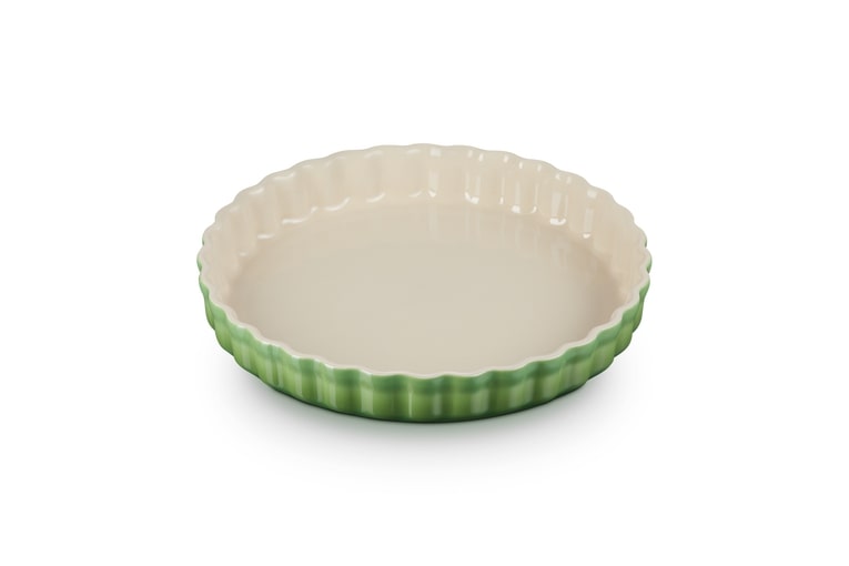 Le Creuset Tarte-Form Ø 28cm in Farbe Bamboo Green
