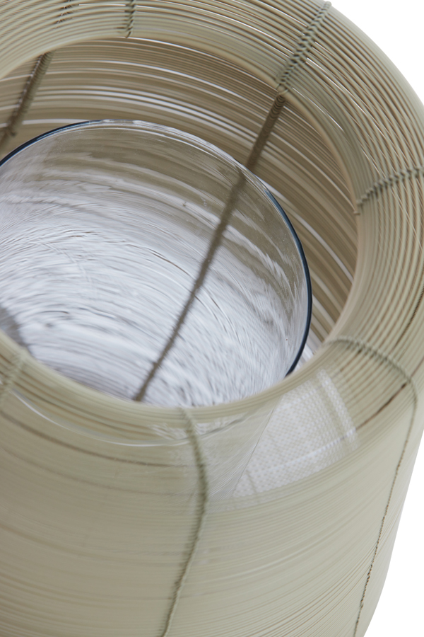 Windlicht ADETA  in matt sand