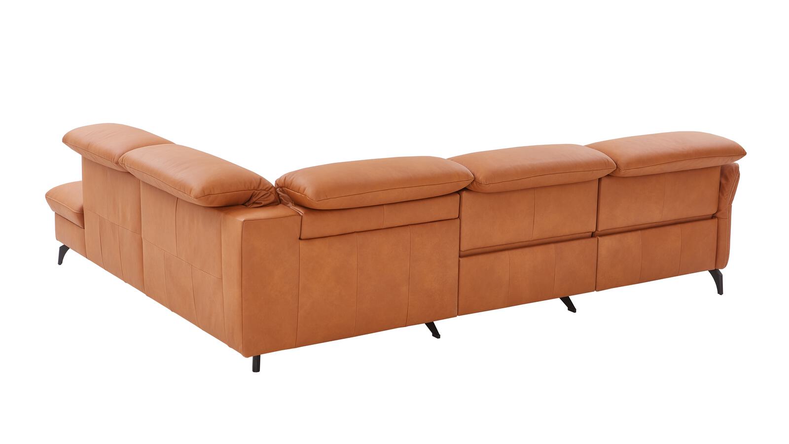 Comfortmaster Rundecke SPEKTRA ca. 304x255cm in Leder Lonlife Rustika honig, Moebel, Couch