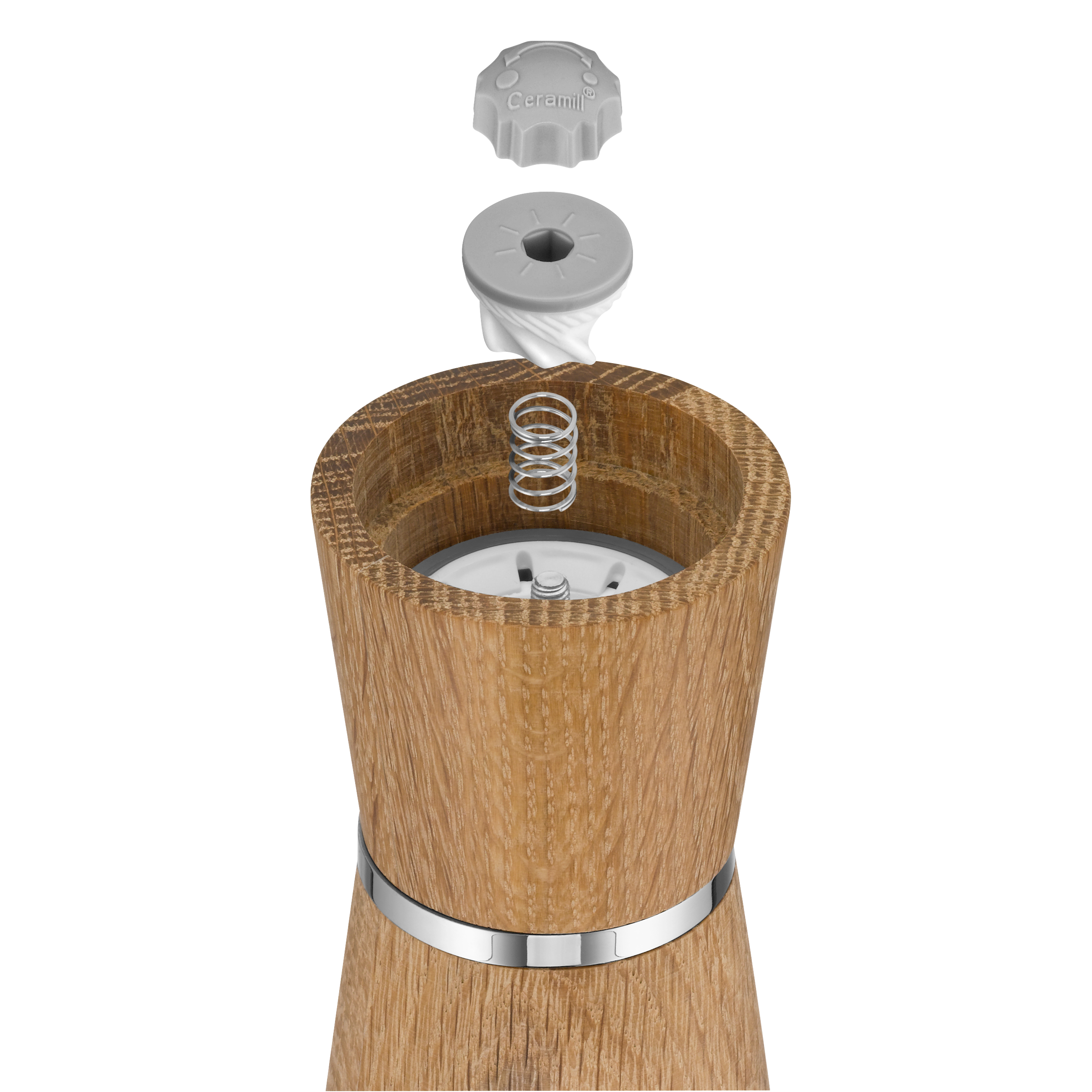 WMF Nature Salz-/Pfeffermühlen-Set in braun