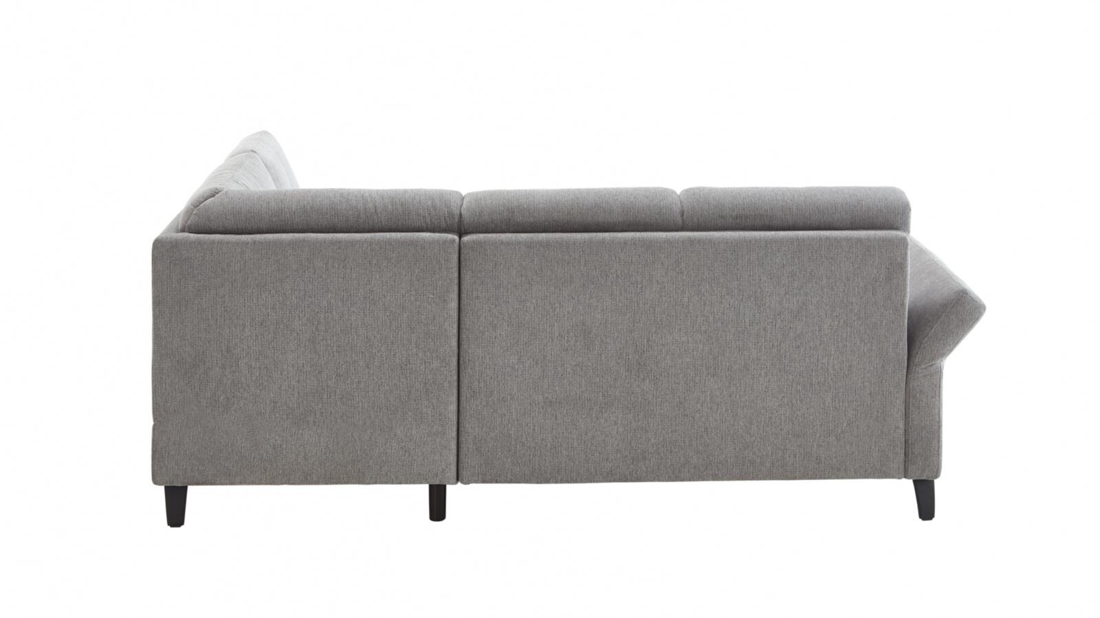 Sit & More Polstergruppe VARESE ca. 230x170cm in Stoff Orlean grau, Couch, Mobiliar