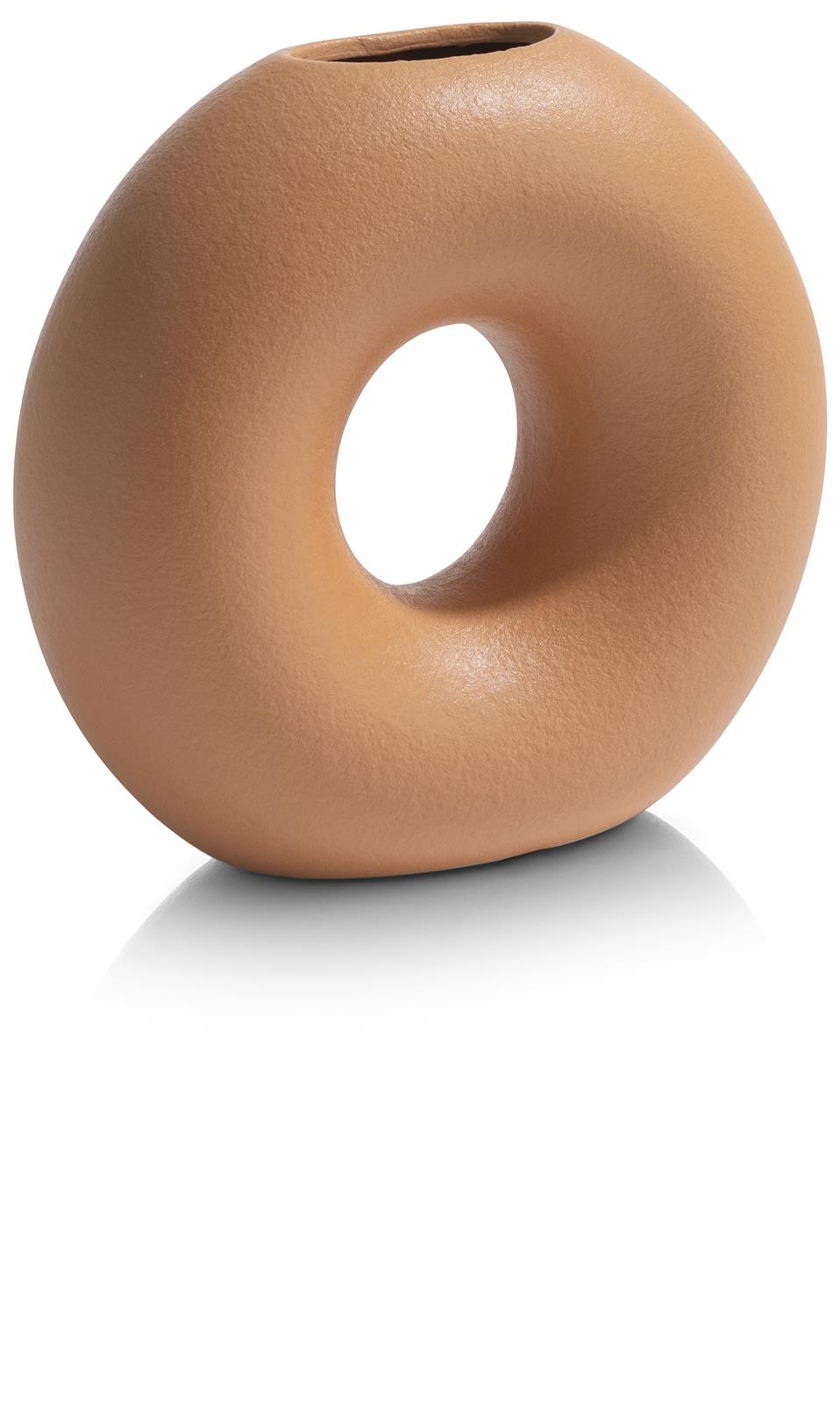 Coco Maison Donut vase h22cm 51402ORA DONUT ca. B24 H22 T8 cm in 