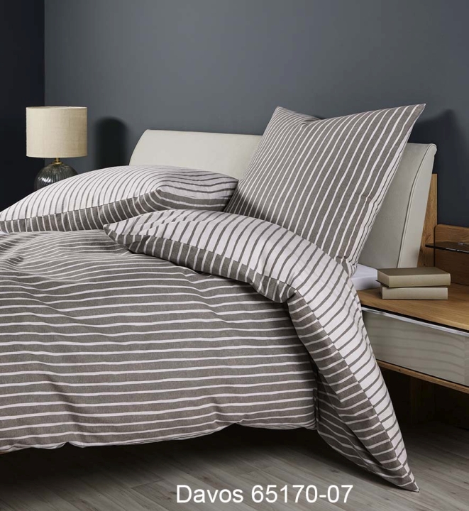 Janine Design Bettwäsche DAVOS ca. 155x220cm in Farbe vulkan