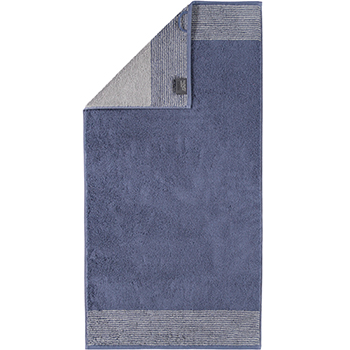 Cawö Duschtuch TWO-TONE 80x150cm in Farbe nachtblau