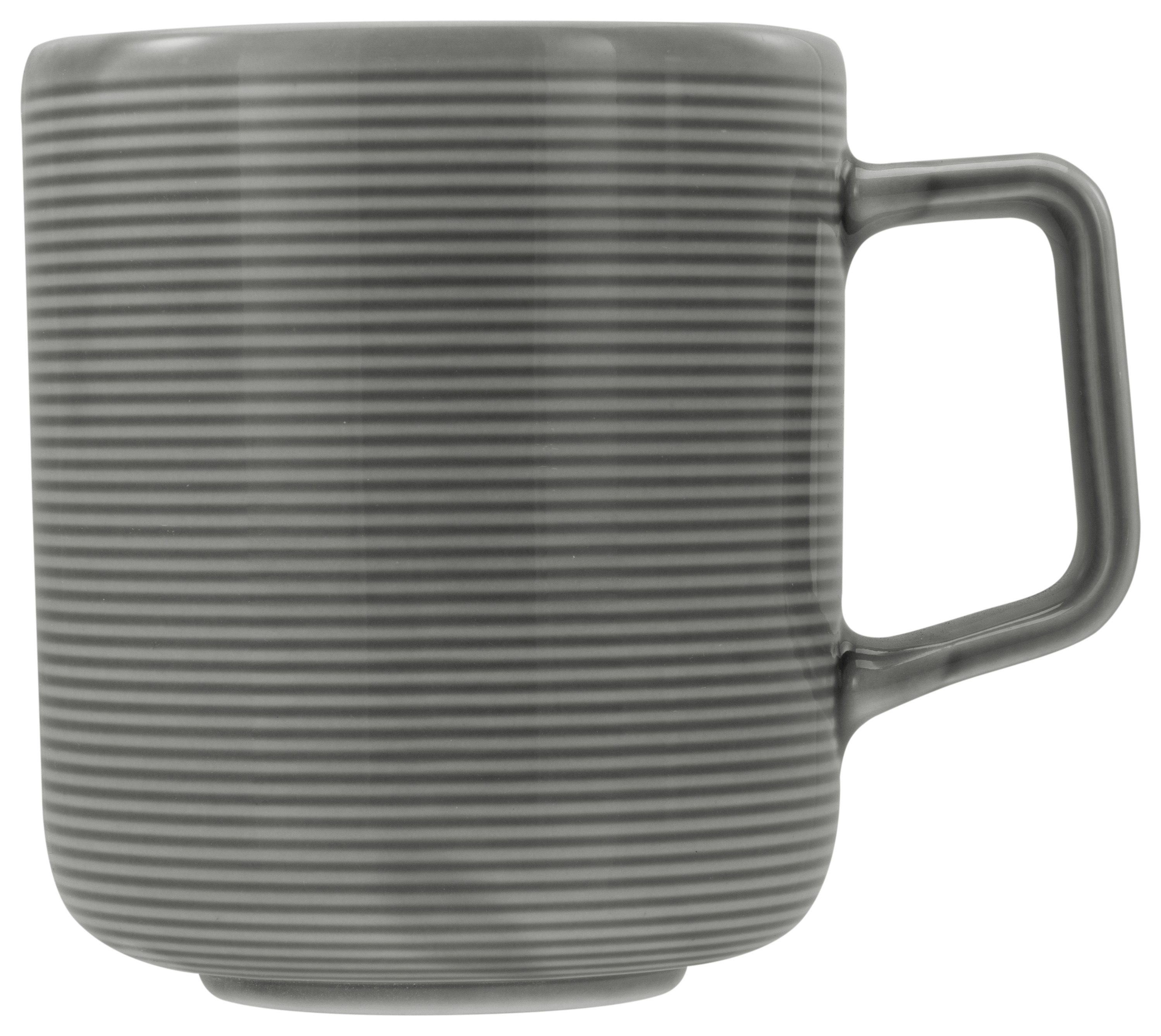 CreaTable Kaffeebecher Session in Farbe Grau glänzend, Pokal