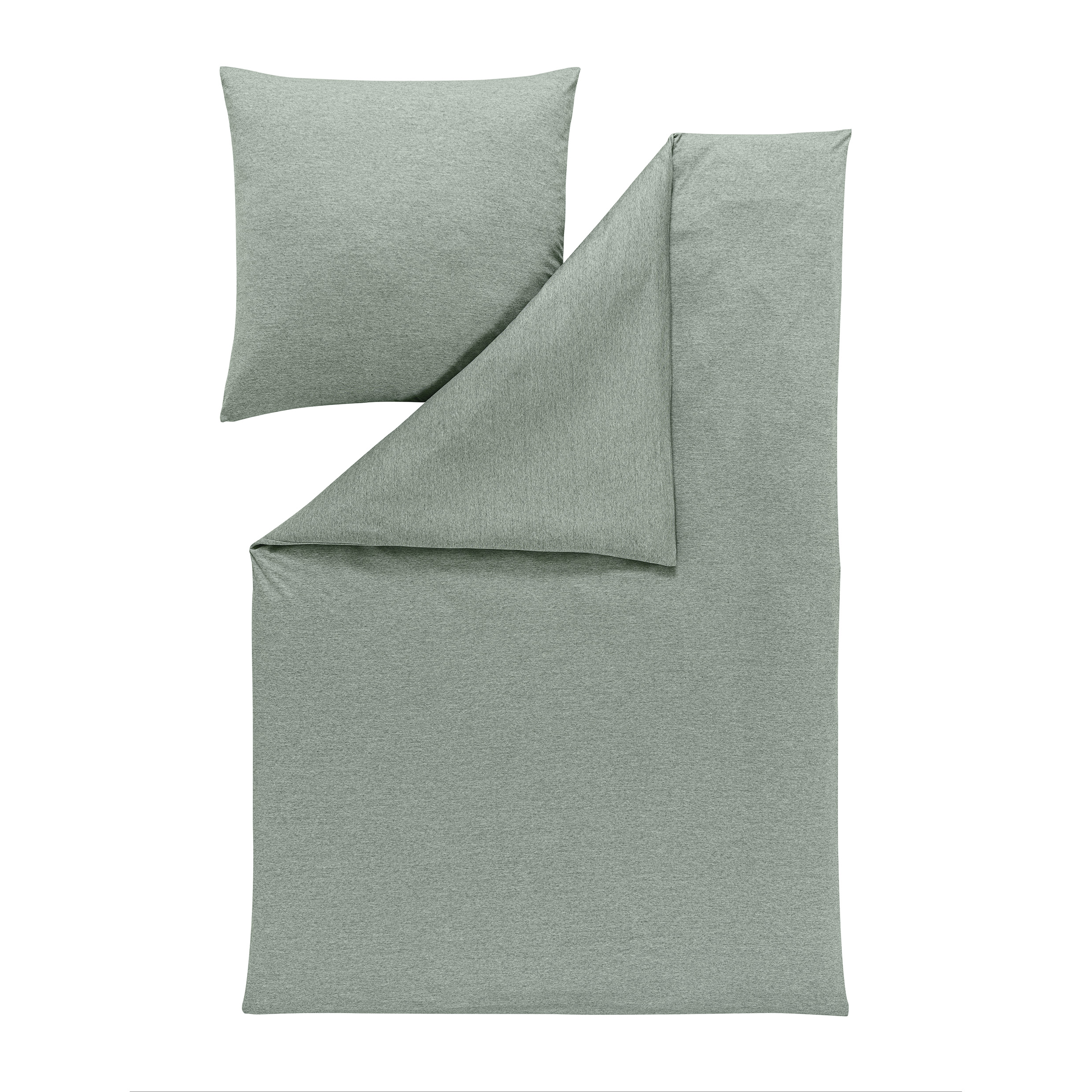 Bettwäsche TAKOMA  ca. 155x220cm in Farbe mint, Dekoration für Zuhause, Kissen, Leinen, Serviette